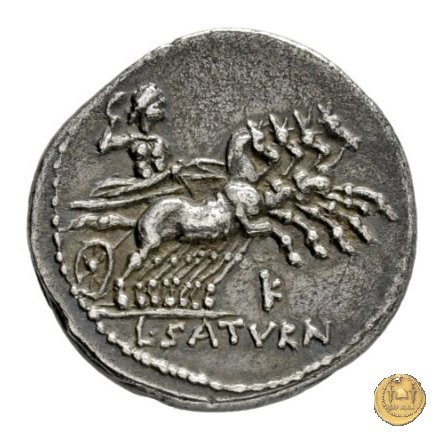 317/3 - denario L. Appuleius Saturninus 104 BC (Roma)