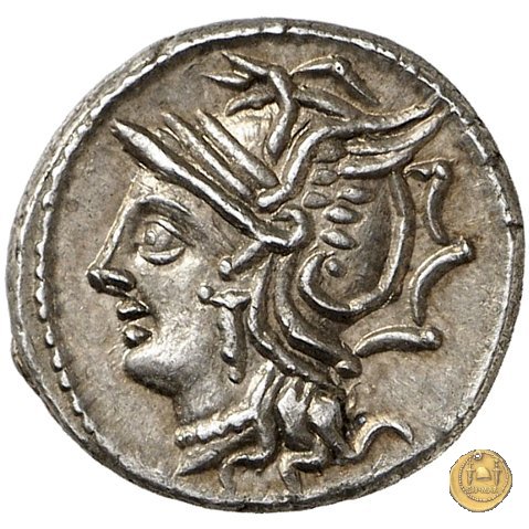 317/3 - denario L. Appuleius Saturninus 104 BC (Roma)