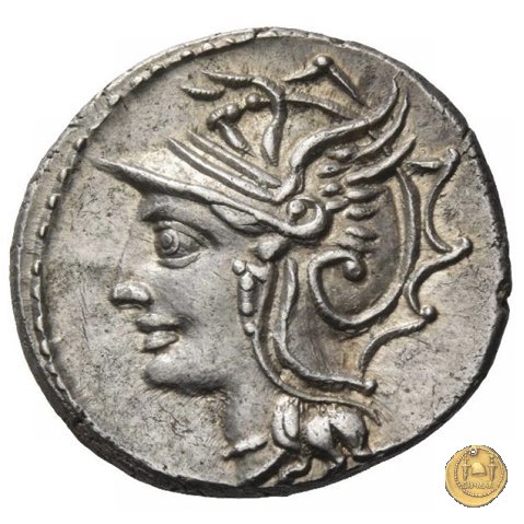 317/3 - denario L. Appuleius Saturninus 104 BC (Roma)