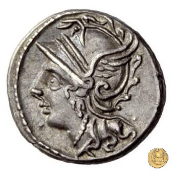 318/1 - denario C. Coelius C.f.C.n. Caldus 104 BC (Roma)