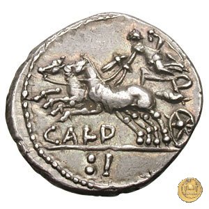 318/1 - denario C. Coelius C.f.C.n. Caldus 104 BC (Roma)