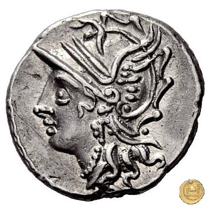 318/1 - denario C. Coelius C.f.C.n. Caldus 104 BC (Roma)