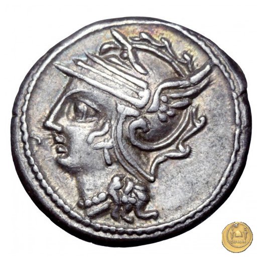 318/1 - denario C. Coelius C.f.C.n. Caldus 104 BC (Roma)