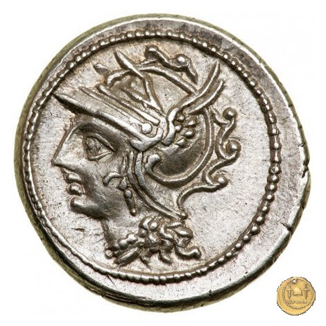 318/1 - denario C. Coelius C.f.C.n. Caldus 104 BC (Roma)