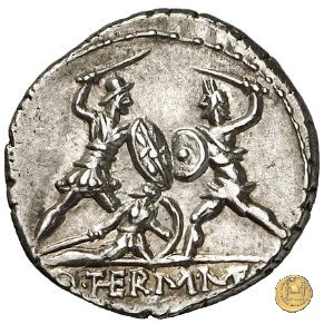 319/1 - denario Q. Minucius M.f. Thermus 103 BC (Roma)