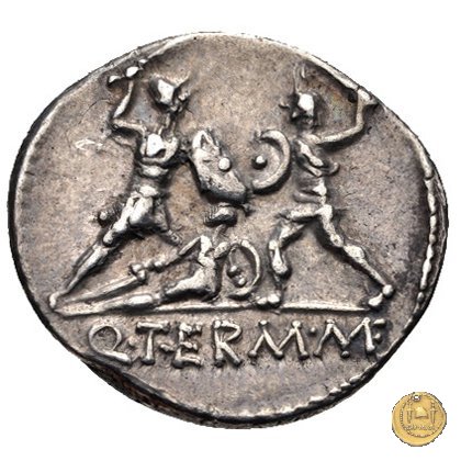 319/1 - denario Q. Minucius M.f. Thermus 103 BC (Roma)