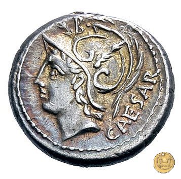 320/1 - denario L. Iulius L.f. Sex.n. Caesar 103 BC (Roma)