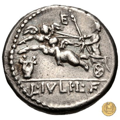 320/1 - denario L. Iulius L.f. Sex.n. Caesar 103 BC (Roma)