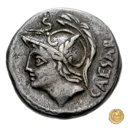 320/1 - denario L. Iulius L.f. Sex.n. Caesar 103 BC (Roma)