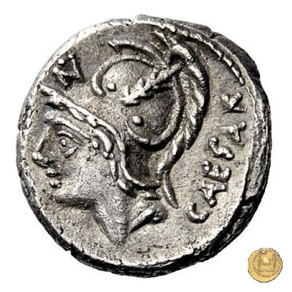 320/1 - denario L. Iulius L.f. Sex.n. Caesar 103 BC (Roma)