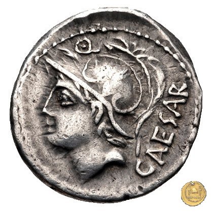 320/1 - denario L. Iulius L.f. Sex.n. Caesar 103 BC (Roma)