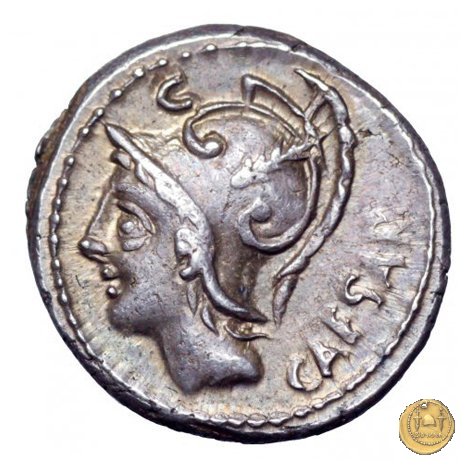 320/1 - denario L. Iulius L.f. Sex.n. Caesar 103 BC (Roma)