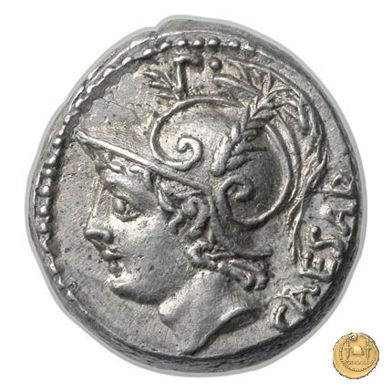 320/1 - denario L. Iulius L.f. Sex.n. Caesar 103 BC (Roma)