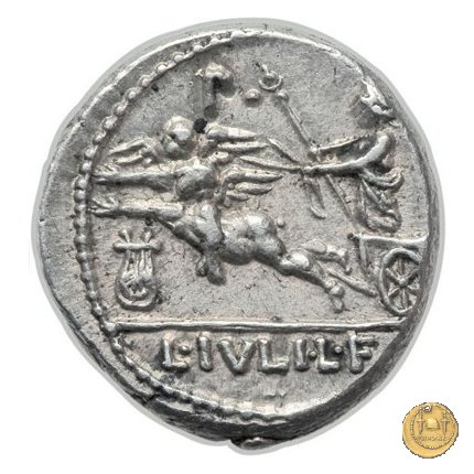 320/1 - denario L. Iulius L.f. Sex.n. Caesar 103 BC (Roma)