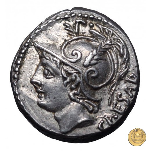 320/1 - denario L. Iulius L.f. Sex.n. Caesar 103 BC (Roma)