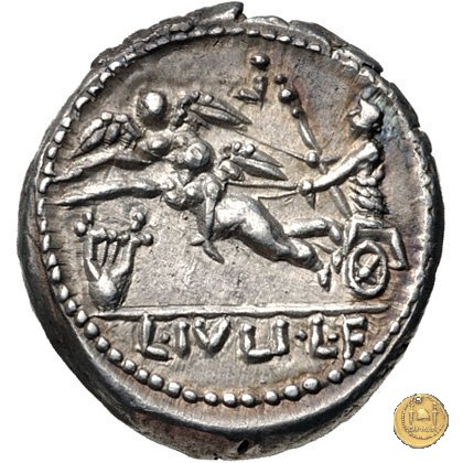 320/1 - denario L. Iulius L.f. Sex.n. Caesar 103 BC (Roma)