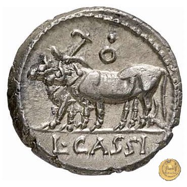 321/1 - denario L. Cassius Caecianus 102 BC (Roma)