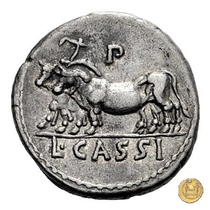 321/1 - denario L. Cassius Caecianus 102 BC (Roma)