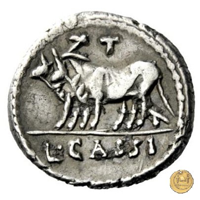 321/1 - denario L. Cassius Caecianus 102 BC (Roma)