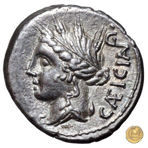 321/1 - denario L. Cassius Caecianus 102 BC (Roma)