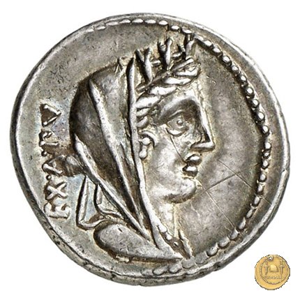 322/1 - denario C. Fabius C.f. Hadrianus 102 BC (Roma)