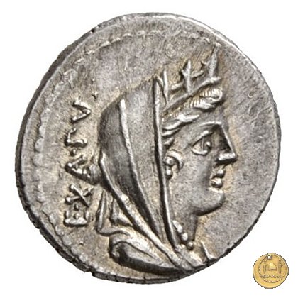 322/1 - denario C. Fabius C.f. Hadrianus 102 BC (Roma)