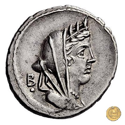 322/1 - denario C. Fabius C.f. Hadrianus 102 BC (Roma)