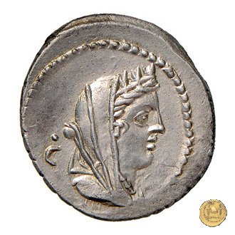 322/1 - denario C. Fabius C.f. Hadrianus 102 BC (Roma)