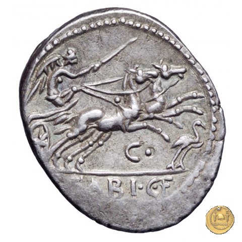 322/1 - denario C. Fabius C.f. Hadrianus 102 BC (Roma)