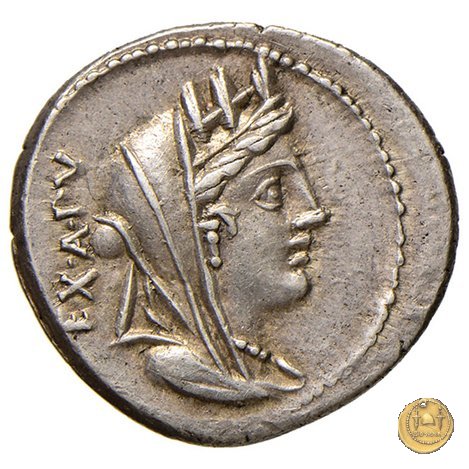 322/1 - denario C. Fabius C.f. Hadrianus 102 BC (Roma)