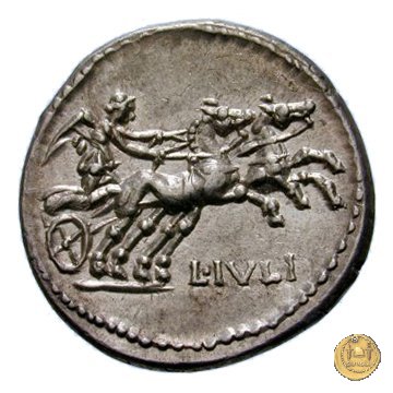 323/1 - denario L. Iulius 101 BC (Roma)