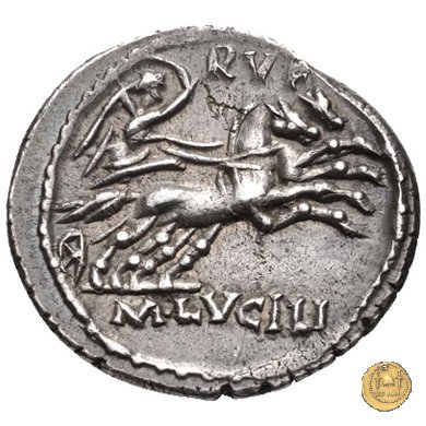 324/1 - denario M. Lucilius Rufus 101 BC (Roma)