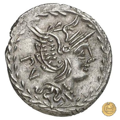 324/1 - denario M. Lucilius Rufus 101 BC (Roma)