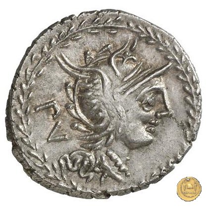 324/1 - denario M. Lucilius Rufus 101 BC (Roma)