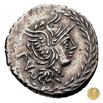 324/1 - denario M. Lucilius Rufus 101 BC (Roma)