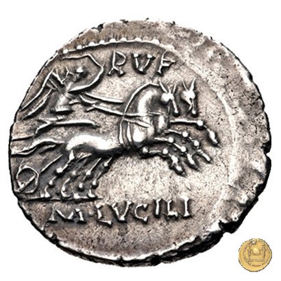 324/1 - denario M. Lucilius Rufus 101 BC (Roma)