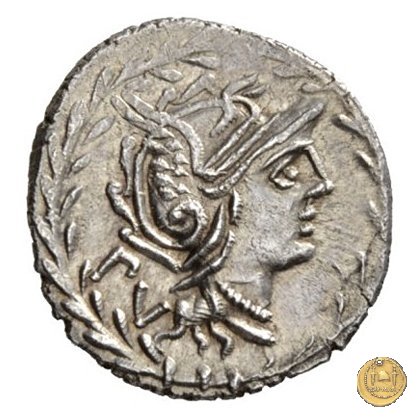 324/1 - denario M. Lucilius Rufus 101 BC (Roma)