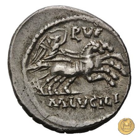 324/1 - denario M. Lucilius Rufus 101 BC (Roma)