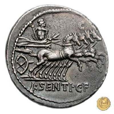 325/1 - denario L. Sentius C.f. 101 BC (Roma)