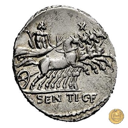 325/1 - denario L. Sentius C.f. 101 BC (Roma)