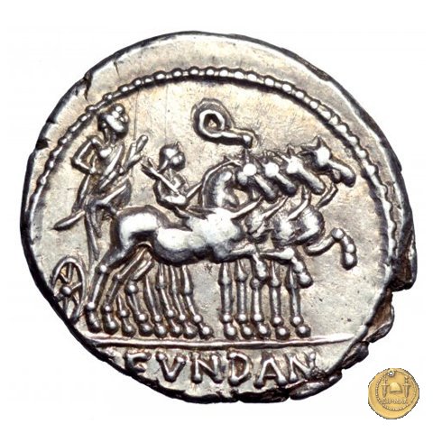 326/1 - denario C. Fundanius 101 BC (Roma)