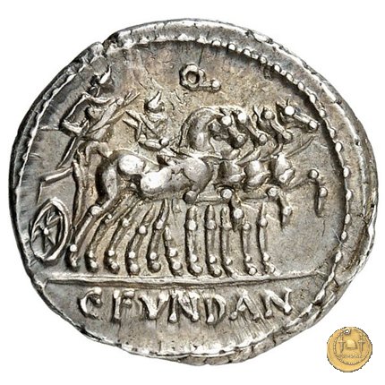 326/1 - denario C. Fundanius 101 BC (Roma)