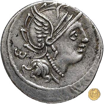 327/1 - denario M. Servilius C.f. 100 BC (Roma)