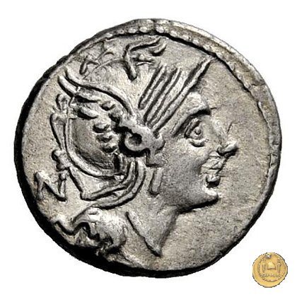 327/1 - denario M. Servilius C.f. 100 BC (Roma)