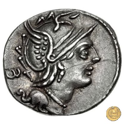 327/1 - denario M. Servilius C.f. 100 BC (Roma)