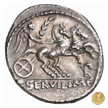 328/1 - denario P. Servilius M.f. Rullus 100 BC (Roma)