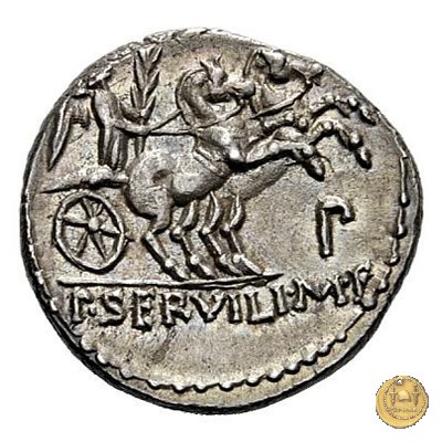 328/1 - denario P. Servilius M.f. Rullus 100 a.C. (Roma)