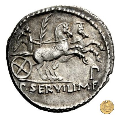 328/1 - denario P. Servilius M.f. Rullus 100 BC (Roma)