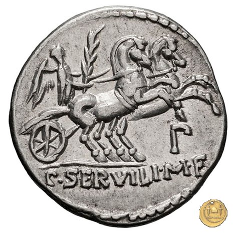 328/1 - denario P. Servilius M.f. Rullus 100 BC (Roma)