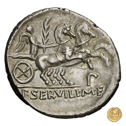 328/1 - denario P. Servilius M.f. Rullus 100 a.C. (Roma)